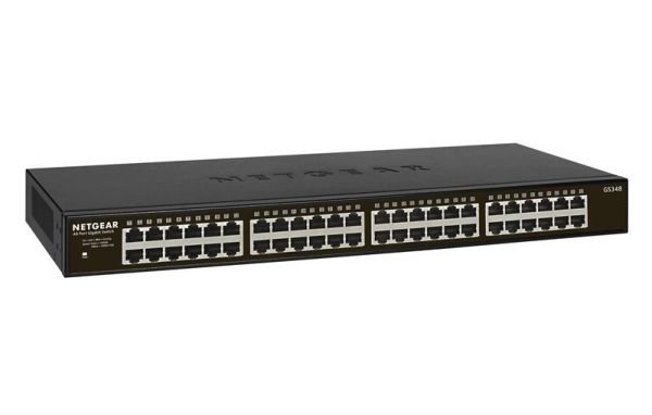 Комутатор NETGEAR GS348 48xGE, Некерований