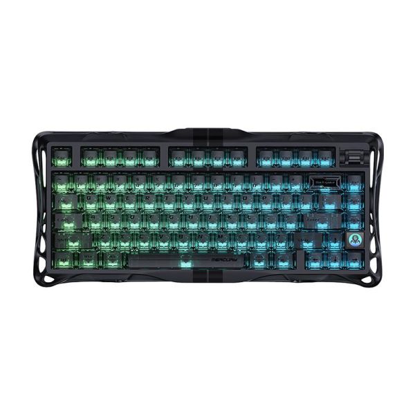 Клавіатура магнітна GravaStar Mercury V75 80keys, Magnetic Jade Pro, 8K, USB-A, RGB, Stealth Black