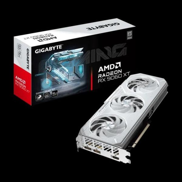 Відеокарта GIGABYTE Radeon 9060 XT 16GB GDDR6 OC ICE білий