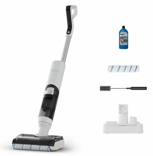 Пилосос Rowenta безпровідний X-Clean 5 Pro, 250Вт, вологе прибирання, конт пил -0.5л, вода -0.65л, автон. робота до 50хв, вага-4.2кг, микрофильтр, білий