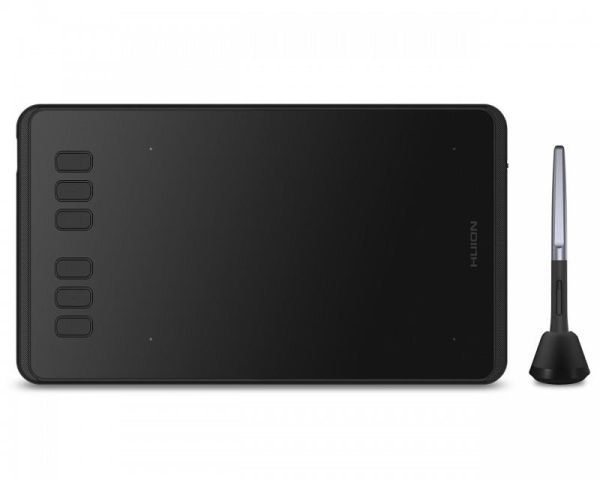 Графічний планшет Huion 6.3"x3.9" H640P, microUSB, чорний