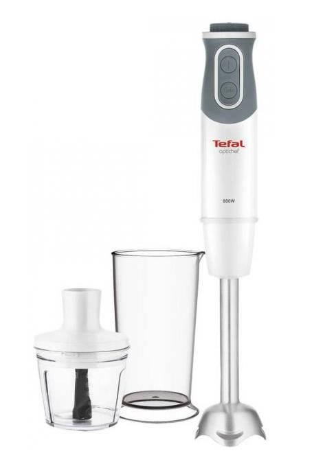 Блендер Tefal заглибний Optichef 800Вт, 3в1, чаша-800мл, чопер-500мл, турборежим, білий