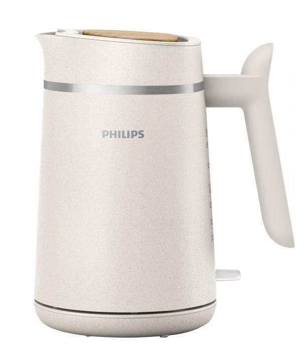 Електрочайник Philips Eco Conscious Edition, 1.7л, екопластик, LED підсвітка, звуковий сигнал, білий матовий