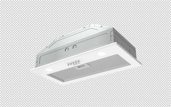 Витяжка ARDESTO вбудована HFI-F900GW, 52см, 700м3ч, скло, 2х1Вт LED, кнопкове, білий