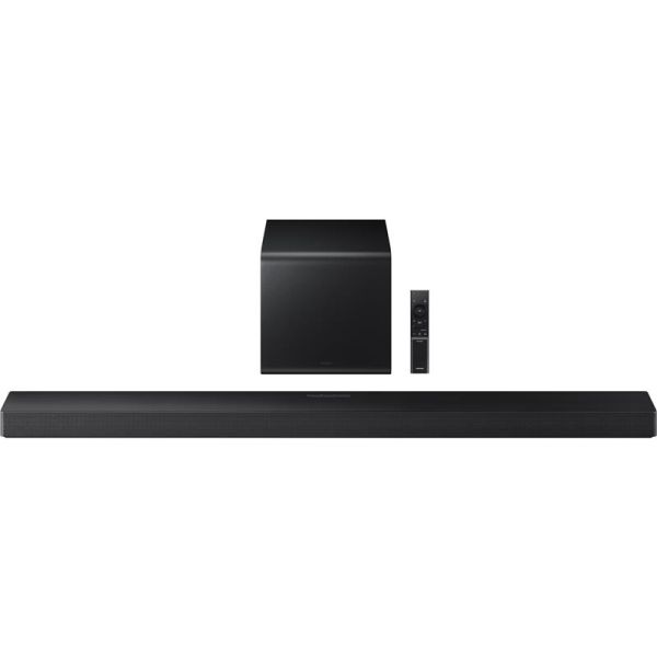 Саундбар Samsung HW-QS700F 345Вт, 3.1.2, BT, HDMI-eARC, Wi-Fi, саб, Dolby Atmos, чорний