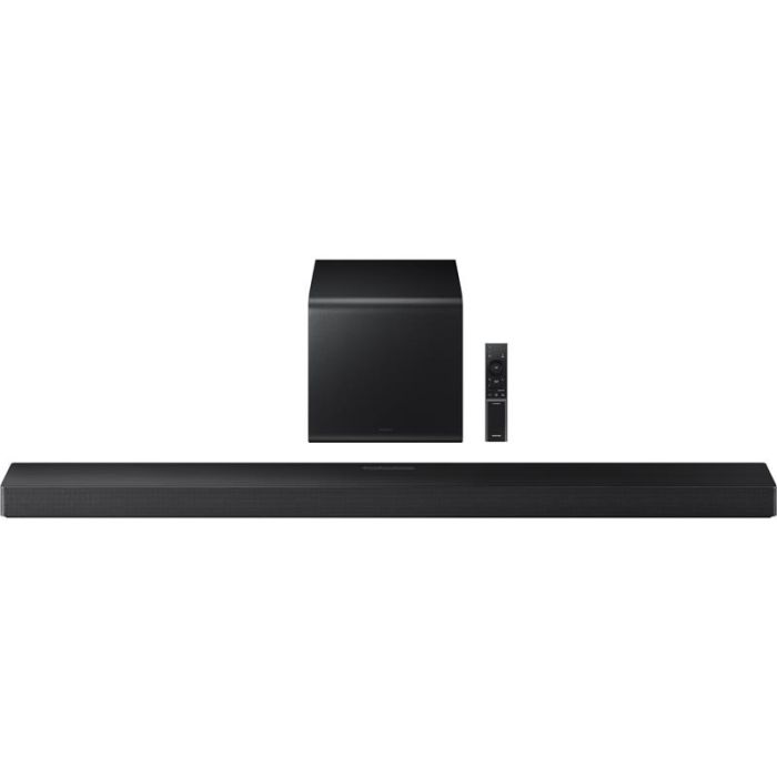 Саундбар Samsung HW-QS700F 345Вт, 3.1.2, BT, HDMI-eARC, Wi-Fi, саб, Dolby Atmos, чорний