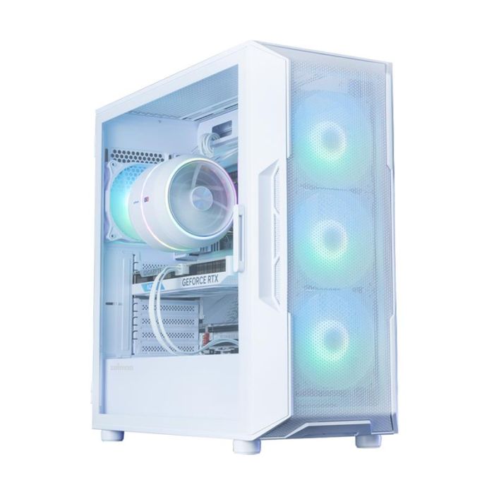 Корпус Zalman I3 Neo ARGB V2 без БЖ, 2xUSB3.0, 1x Type C, 4x120мм, ARGB, VGA 400мм, LCS ready, TG Side Panel, ATX, білий