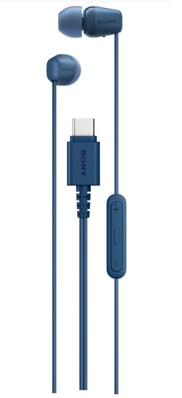Навушники In-ear Sony IER-EX15C USB-C, Mic, Синій