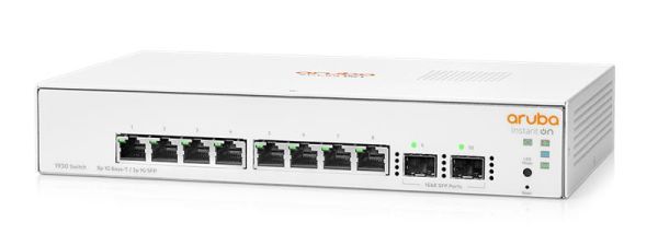 Комутатор HPE Aruba Instant On 1930, 8xGE, 2xGE SFP ports, LT Warranty