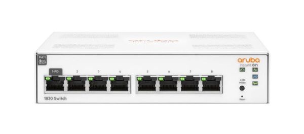 Комутатор HPE Aruba Instant On 1830, 8xGE ports, LT Warranty
