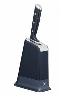 Кухонний ніж шеф-кухаря Tefal EverSharp, 2предмети, 16.5см, нержавіюча сталь, бакеліт, чорний