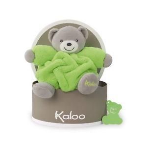 М'яка іграшка Kaloo Neon Ведмедик в коробці світло зелений 18.5см