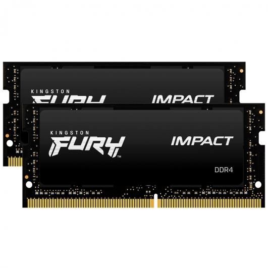 Пам'ять ноутбука Kingston DDR4 64GB KIT (32GBx2) 3200 FURY Impact