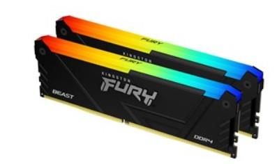 Пам'ять ПК Kingston DDR4 16GB KIT (8GBx2) 3600 FURY Renegade RGB