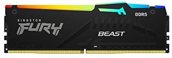 Пам'ять ПК Kingston DDR5  16GB 6000 FURY Beast RGB EXPO