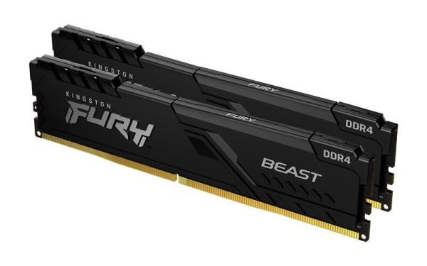 Пам'ять ПК Kingston DDR5  16GB KIT (8GBx2) 6000 FURY Beast Black EXPO