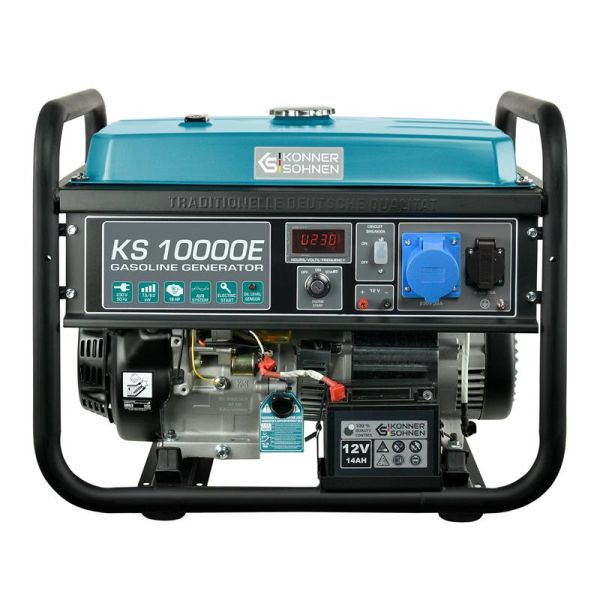 Генератор бензиновий Konner&Sohnen KS 10000E 1/3, 230/400В, 8.0кВт, електростартер, 88кг