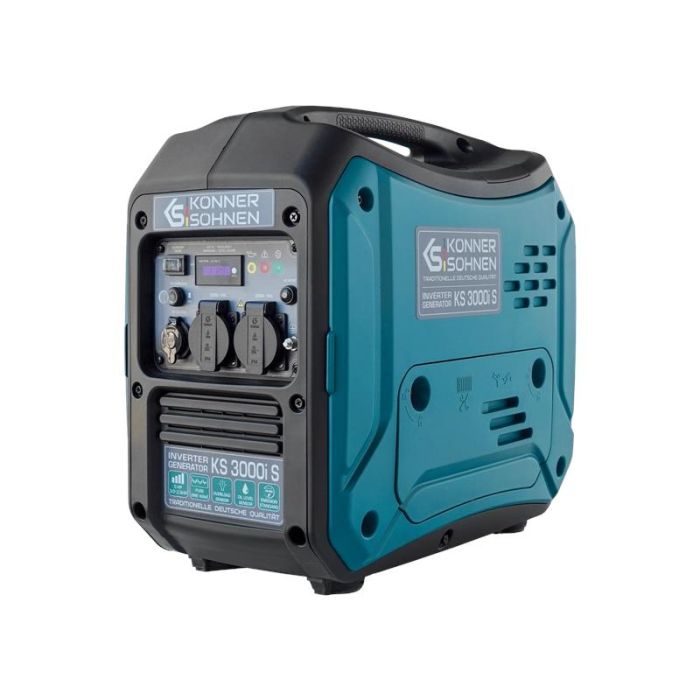 Генератор бензиновий інверторний Konner&Sohnen KS 3000i S 230В, 3-3.3кВт, ручний стартер, 23кг