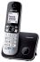 Радіотелефон DECT Panasonic KX-TG6811UAB, чорний