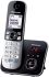 Радіотелефон DECT Panasonic KX-TG6821UAB, чорний