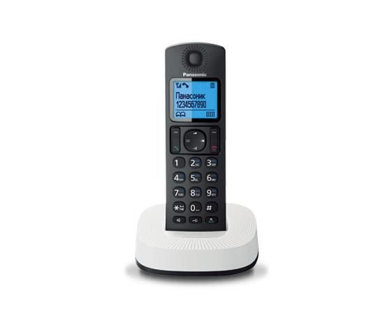 Радіотелефон DECT Panasonic KX-TGC310UC2, чорно-білий
