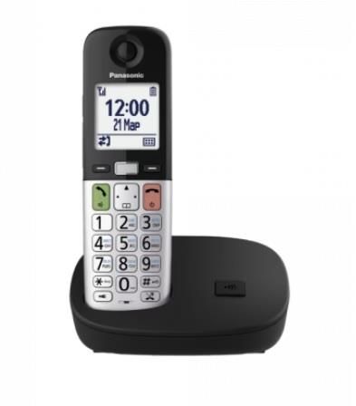 Радіотелефон DECT Panasonic KX-TGU410UCB, чорно-сріблястий
