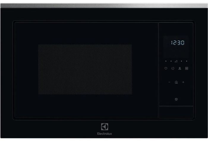 Мікрохвильова піч Electrolux вбудована, 25л, електрон. керування, 900Вт, гриль, дисплей, чорний