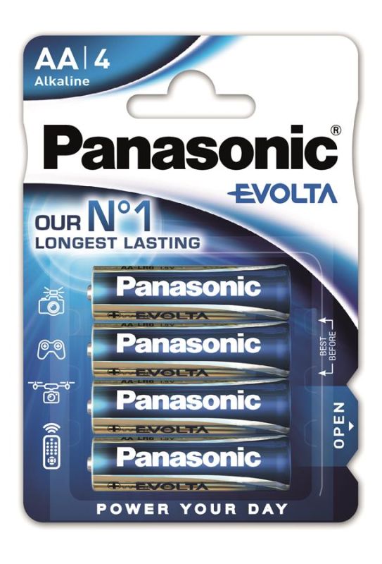 Батарейка Panasonic Evolta лужна AA блістер, 4 шт.