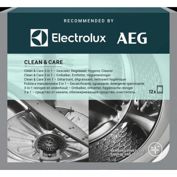 Набір Electrolux для чищення пральних та посудомийних машин, 12x50гр