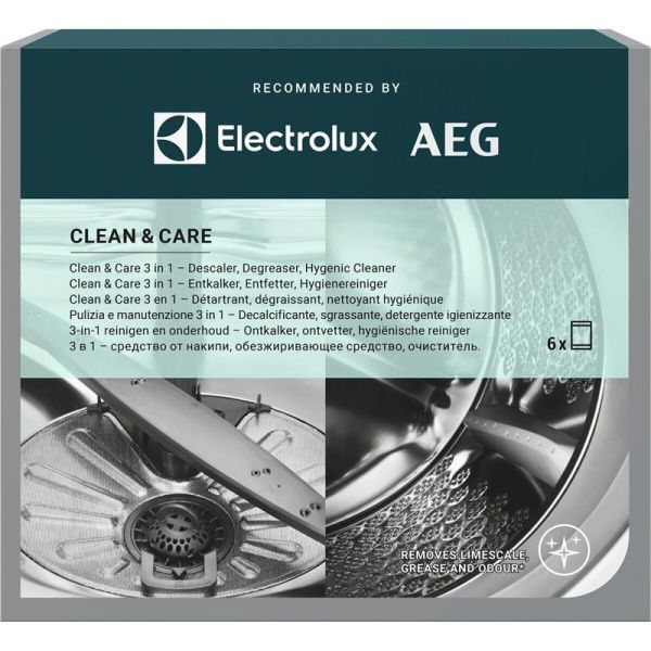 Набір Electrolux для чищення пральних та посудомийних машин, 6x50гр