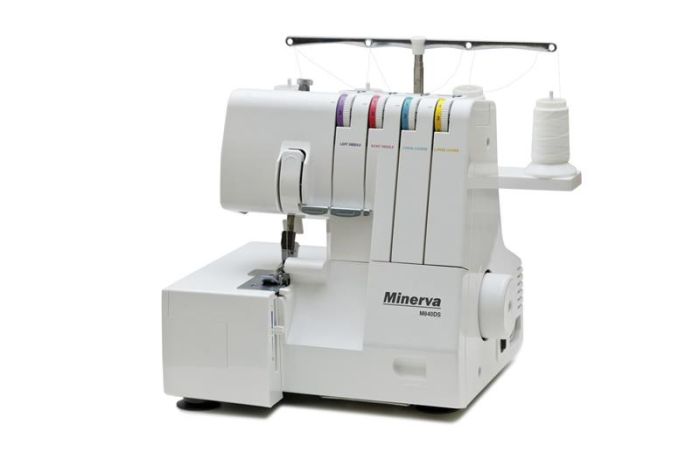 Оверлок MINERVA  M840DS, 105Вт, 8 оп., (4, 3-х ниткові шви), білий
