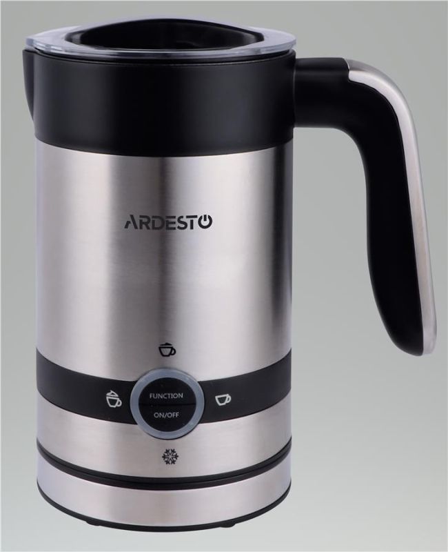 Спінювач-підігрівач ARDESTO 450Вт, ємність резервуару-200мл, сріблясто-чорний
