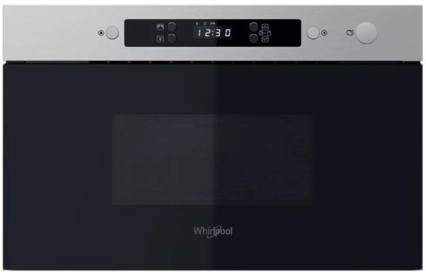 Мікрохвильова піч Whirlpool вбудована, 22л, електронне упр., 750Вт, дисплей, нерж