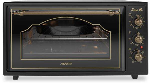 Піч електрична ARDESTO Line-R, 48л, 1600Вт, механіч., конвекція, чорний