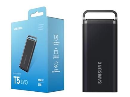 Портативний SSD Samsung 2TB USB 3.2 Gen 1 Type-C T5EVO