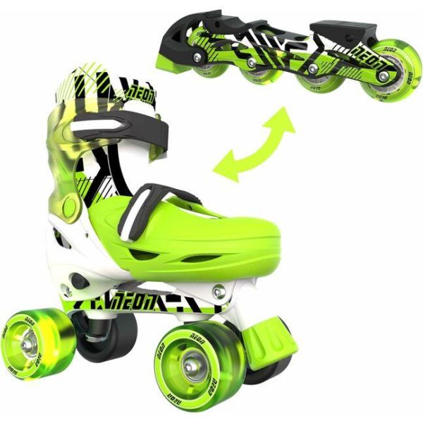 Роликові ковзани Neon Combo, розмір 30-33, зелений
