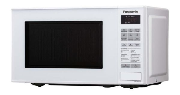 Мікрохвильова піч Panasonic , 20л, електр.керув., 800Вт, гриль, дисплей, білий