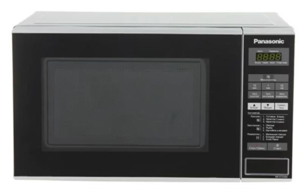 Мікрохвильова піч Panasonic, 20л, 800Вт, дисплей, відкр.кнопкою, нерж
