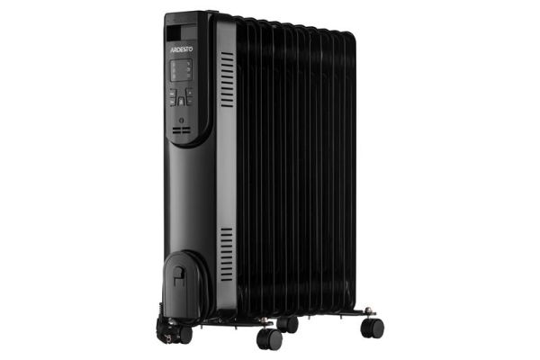 Обігрівач оливний ARDESTO OFH-E11X2 25м2, 2500Вт, електр. упр-ння, 11 секцій, пульт ДК, чорний