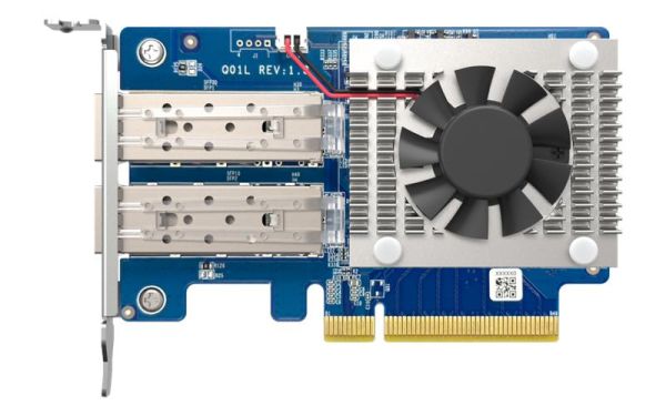 Мережева карта QNAP Dual-port SFP+ 10GbE Gen3 x8 (Broadcom BCM57412)