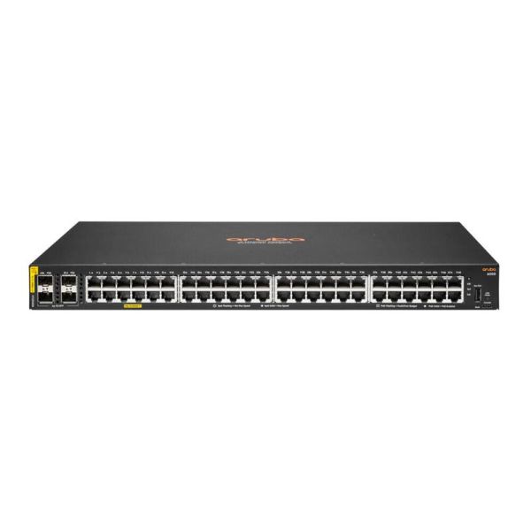 Комутатор HPE Aruba 6000, 48xGE, 4xGE SFP ports, PoE Class 4 370W, LT Warranty