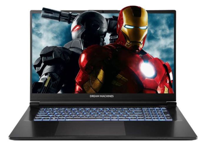 Ноутбук Dream Machines RG5060-17 17.3QHD IPS, Intel i9-14900HX, 32GB, F1TB, NVD5060-8, DOS, чорний