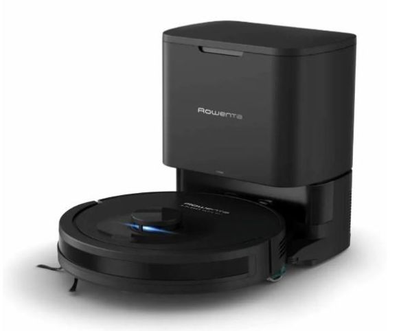 Робот-пилосос Rowenta миючий X-Plorer Serie 85+, 6000ПаВт, h=9.7см, 0.26л, конт пил -0.29л, автон. робота до 270хв, самоочистка, чорний