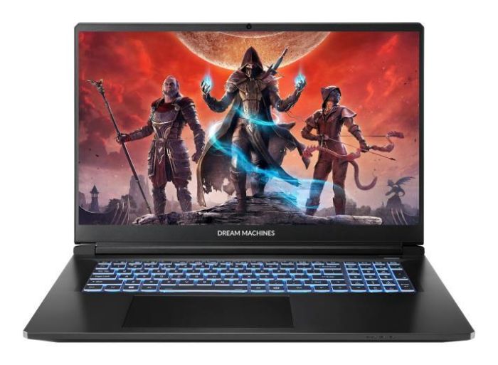 Ноутбук Dream Machines RT5060-17 17.3FHD IPS, AMD AI 7 350, 32GB, F1TB, NVD5060-8, DOS, чорний