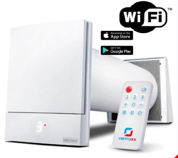 Рекуператор Ventoxx Harmony Smart 0,75м  пульт дистанційного керування Wi-Fi LED-індикація захисна кришка