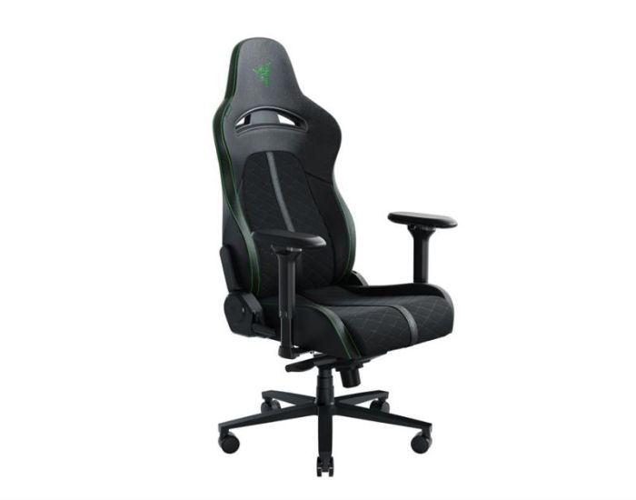 Крісло Razer Enki ПУ шкіра, 4D-Armrests, чорно-зелений