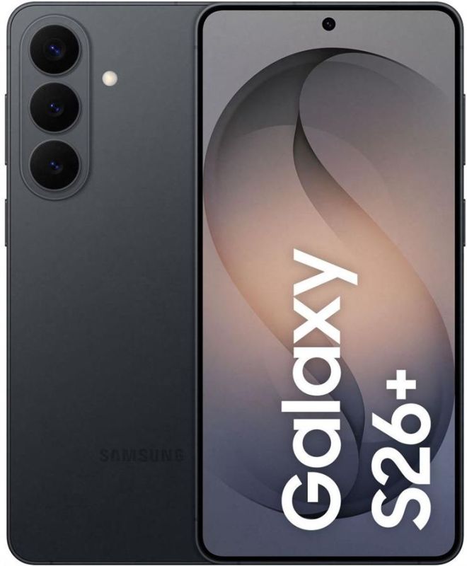 Смартфон Samsung Galaxy S26+ 5G (S947) 6.7' 12/256ГБ, 2SIM, 4900мА•год, чорний