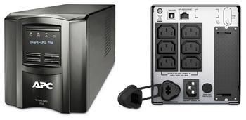 Джерело безперебійного живлення APC Smart-UPS 750VA/500W, LCD, USB, SmartConnect, 8xC13