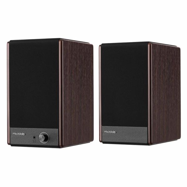 Акустична система MICROLAB SOLO 3 2.0, 40w, mini-jack/, коричневий