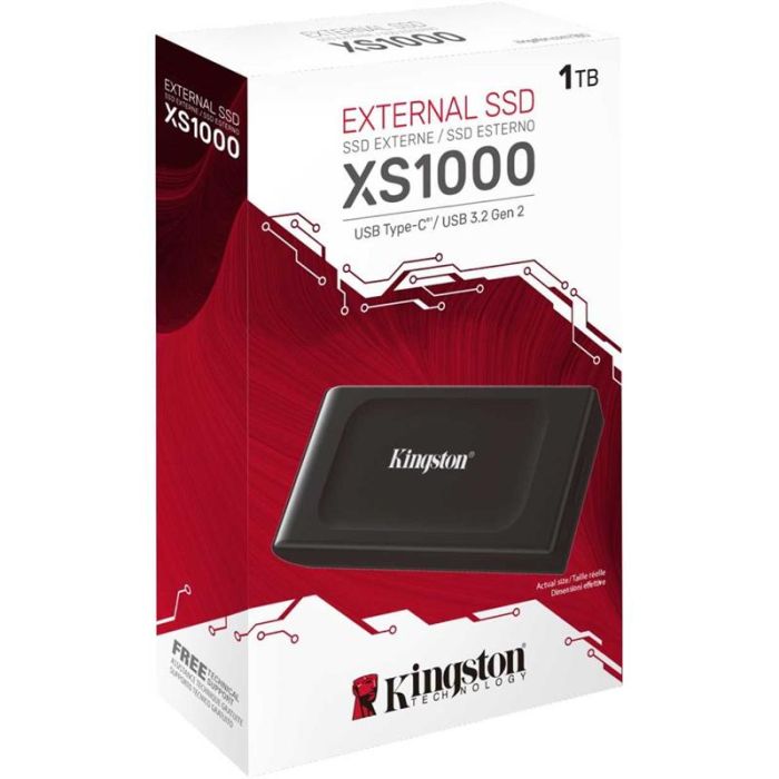 Портативний SSD Kingston 1TB USB 3.2 Gen 2 Type-C XS1000 R1050/W1000MB/s